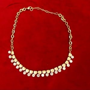 J. Crew burnished gold choker Necklace